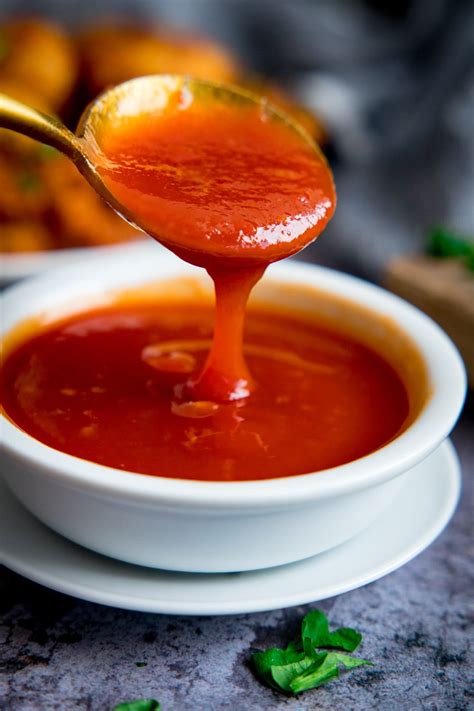 easy sweet  sour sauce recipe nickys kitchen sanctuary