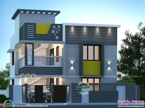bedrooms  sqft duplex modern home design kerala home design  floor plans  dream