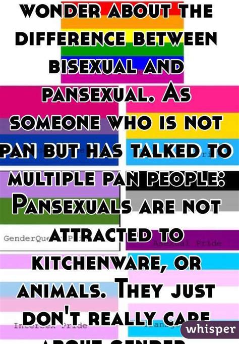 whats the difference between bi and pan difference between bi sexual