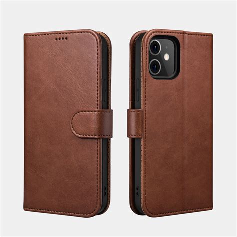 classic pu leather wallet case  iphone  miniinch leather cases  iphone