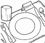 Dinner Plate Getdrawings Drawing Coloring Kids sketch template