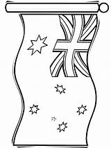Flag Australian Australien Ausmalbilder Flags sketch template