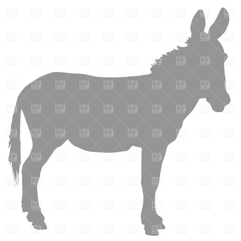 donkey silhouette tattoo christmas card images animal templates