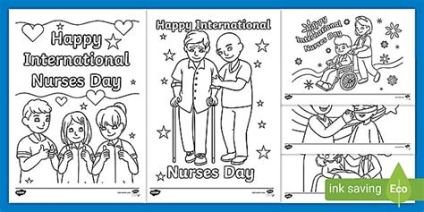 international nurses day colouring pages teacher
