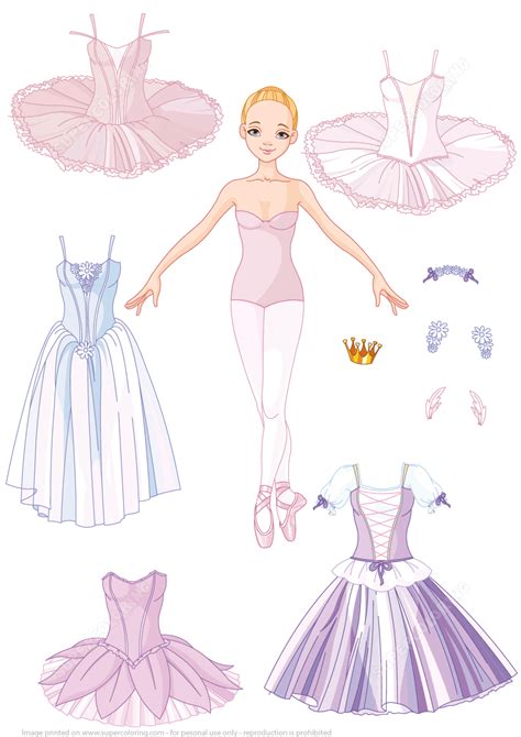 printable princess paper dolls  clothes  ariel paper doll