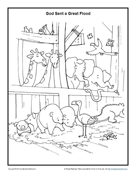 animals   ark coloring page noahs ark coloring pages