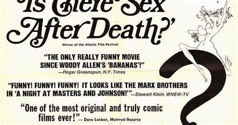 Every 70s Movie Is There Sex After Death 1971