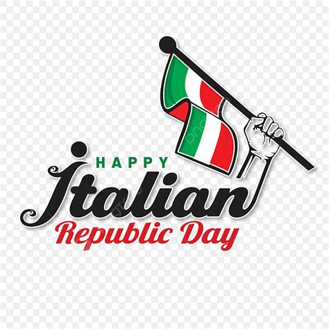 republic day clipart hd png lettering  happy italian republic day festival italian republic