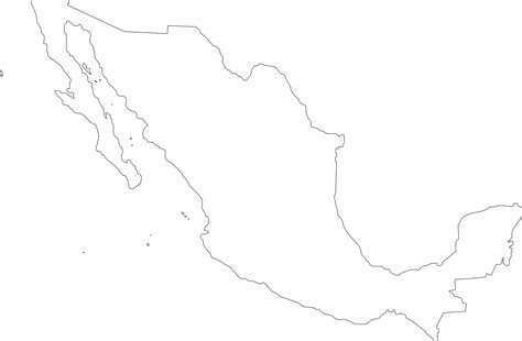 total imagen mapa planisferio sin nombres de mexico  contorno sexiz pix