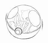 Ball Pokeball Pokemon Coloring Pages Master Mewtwo Printable Color Print Sphere Getcolorings Comments sketch template