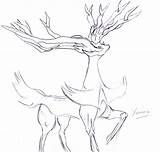 Xerneas Coloring Pages Template sketch template
