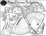 Doll Marisole Ballgowns Paperthinpersonas Thin sketch template