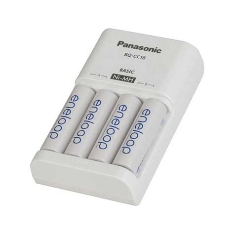 Panasonic Ni Mh Battery Charger With 4x Aa Eneloop Batteries Australia