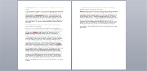 word double spaced essay