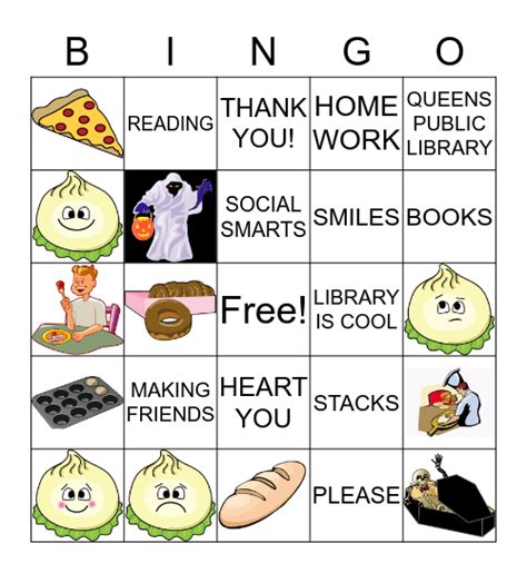 stacks bingo card