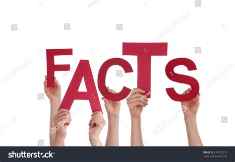 hands holding word facts isolated stock photo  shutterstock