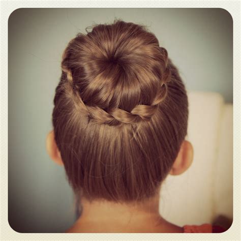 top  ideas  cute girls hairstyles buns home family style