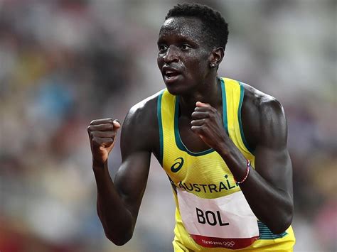 sudanese australian runner nagmeldin peter bol    olympic finals   years
