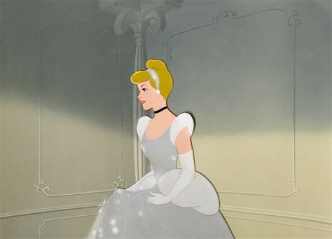 Animation Collection Original Production Cel Of Cinderella On