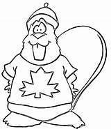 Coloring Pages Canada sketch template