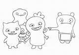 Ugly Dolls Coloring Pages Doll Uglydolls Characters Bat Dog Bestcoloringpagesforkids Kids Choose Board sketch template
