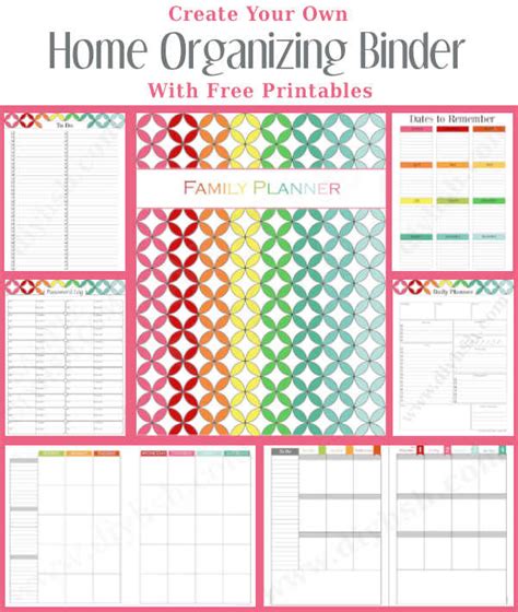 diy home sweet home organize  life create  home management