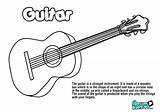 Coloring Instruments Pages Guitar Musica Guitarra Instrumentos String Para Instrument Recursos Educativos Drawing Resources Educational Music Pintas Colorear Musical Dibujos sketch template