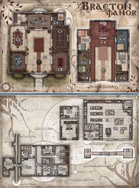 image result  dd manor map fantasy city map
