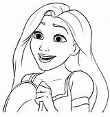 Rapunzel Coloring Pages Tangled Color Disney Baby Drawing Pdf Faces Colorat Cu Kids Face Planse Girls Barbie Itsfunneh Printable Minecraft sketch template