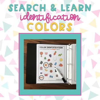search learn color identification  taylored  teach store