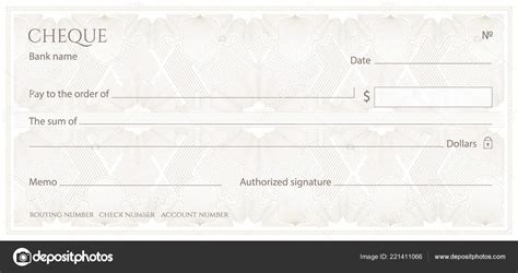 cheque chequebook template guilhoche padrao  marca agua floral