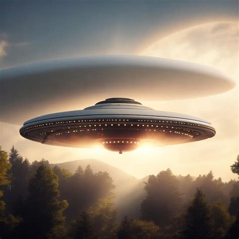 premium ai image flying saucer