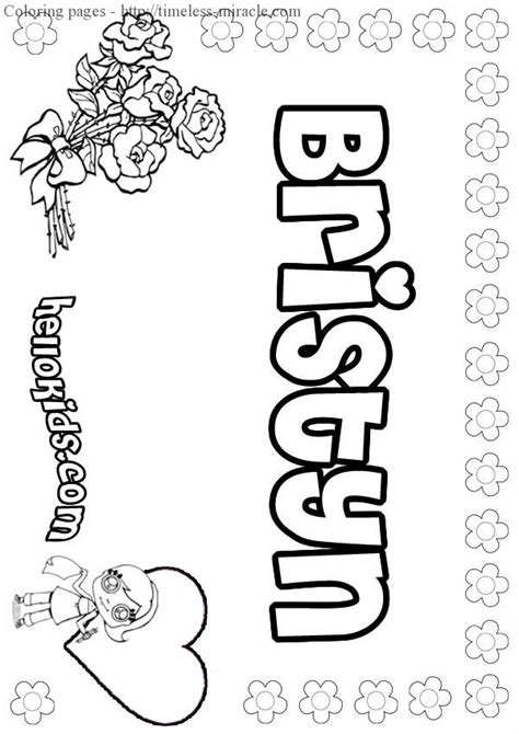 coloring pages girls names photo  timeless miraclecom