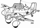 Stuka Cartoon War Choose Board Carlos Alonso sketch template