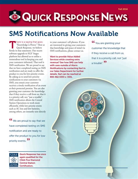 sms notifications   quick response monitoring protecting  customers  brand