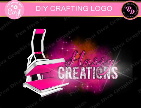 heat press logo crafting logo crafters logo  shirt etsy