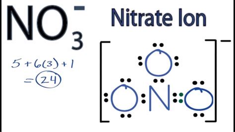 nitrate ion lewis structure   draw  lewis structure