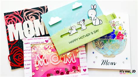 easy ideas  handmade mothers day cards