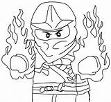 Ninjago Coloring Pages Kai Lego Zx Printable Getcolorings Jay Color sketch template
