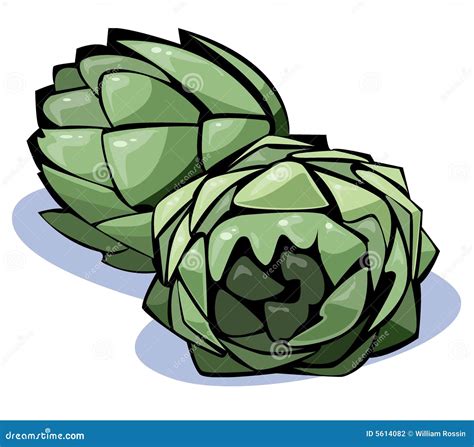 de reeks van groenten artisjokken stock illustratie illustration