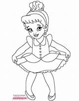 Coloring Princess Disney Baby Pages Cinderella Princesses Printable Kids Belle Face Rapunzel Colouring Color Print Drawings Adults Girls Getdrawings Characters sketch template