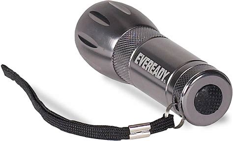 eveready metal flashlight  led aaa compactwater resistant durable evmlasd  ebay