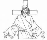 Disegni Colorare Redentore Gesu Jesus Gesù Domenica Santissimo Buona Clipart Preghiera Preghiere sketch template