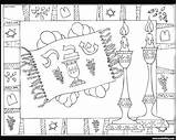 Shabbat Torah Shavuot Shabbos Template Animal Coloringareas Simchat Visitar Challah Hebrew sketch template