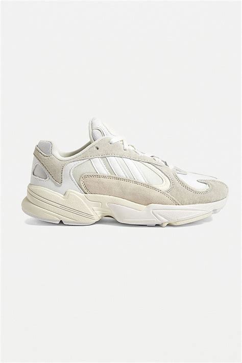 adidas originals yung  white trainers urban outfitters uk