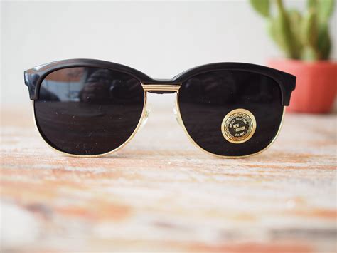 Vintage Clubmaster Sunglass 1980 S Old Stock Black Rebelsmarket