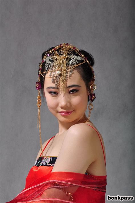 sweet chinese girl in traditional costume