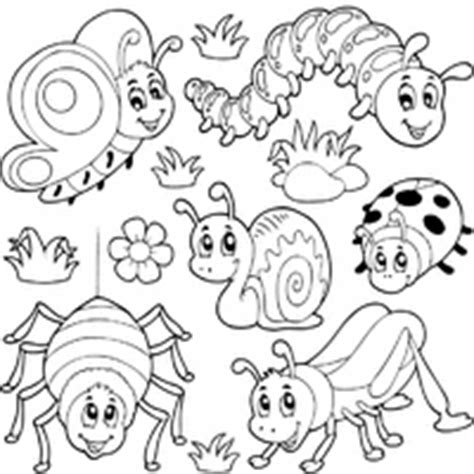bug coloring pages surfnetkids