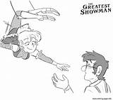 Greatest Showman Coloring Pages Characters Printable Cartoon Color Print Kids sketch template