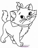 Aristocats Coloring Pages Marie Disney Cute Color Getcolorings Funstuff Disneyclips sketch template